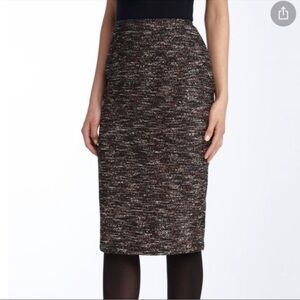 Lafayette 148 New York Textured Pencil Skirt